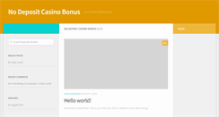 Desktop Screenshot of nodeposit-casinobonus.com