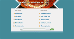 Desktop Screenshot of nodeposit-casinobonus.info